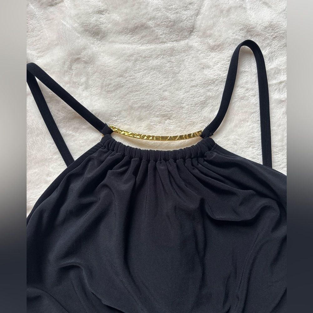 Magicsuit Black Halter Swim Dress - Picture 4 of 9